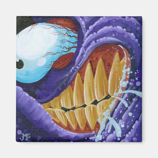 "S#%t Grin eten" Magneet (Voorkant)