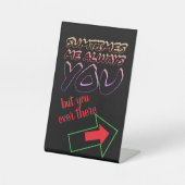 S.T.M.A.Y RECLAMEBORD MET VOETSTUK (Voorkant)