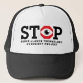 S.T.O.P. Logo Facial Recognition Pet (Voorkant)