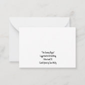 S Turtle Hatchling briefkaart (Achterkant)
