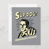 S-up Dog: Weet wat ik zeg Briefkaart (Voorkant / Achterkant)