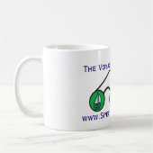 S/V Spectacle Mok in wit (Links)