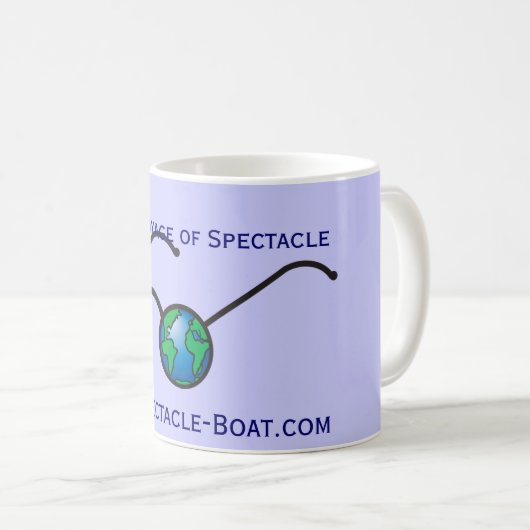 S/V Spectaculaire Mok in blauw (Voorkant rechts)