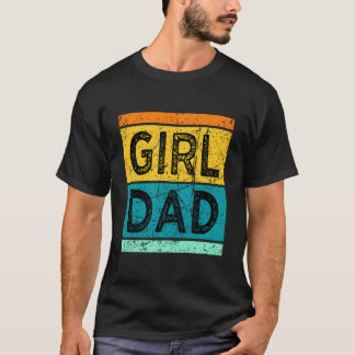 S Vader Met Dochters Hashtag Voor T-shirt