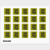 S VIERKANTE STICKER (Vel)