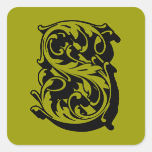 S VIERKANTE STICKER