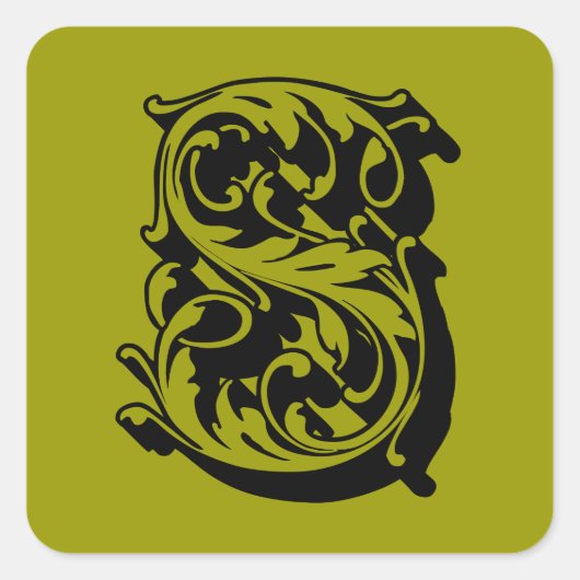 S VIERKANTE STICKER (Voorkant)