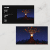 s_volcano-2560x1600, Naam, Adres 1, A... Visitekaartje (Voorkant / Achterkant)