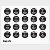 S Volleybalster Ronde Sticker (Vel)