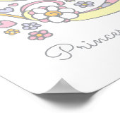 S voor Sally monogram letter kunst naam betekenis Poster (Hoek)