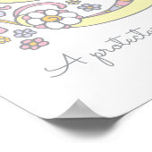 S voor Sandy monogram letter art name betekenend Poster (Hoek)