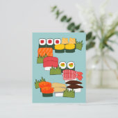 S voor Sushi Briefkaart (Staand voorkant)