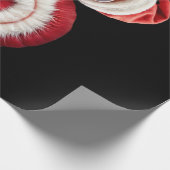 S-vormige sneeuwpop cadeaupapier (Hoek)