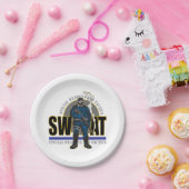 S.W.A.T. Attitude Papieren Bordje (Feest)