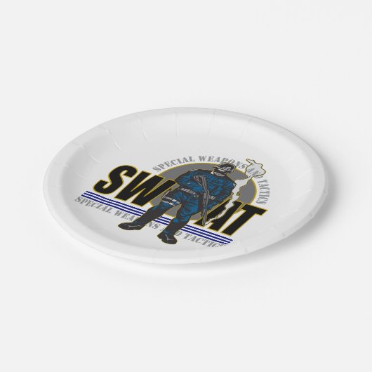 S.W.A.T. Attitude Papieren Bordje (Gekanteld)