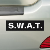 S.W.A.T. - speciale SWAT-wapens en tactiek Bumpersticker (Op auto)