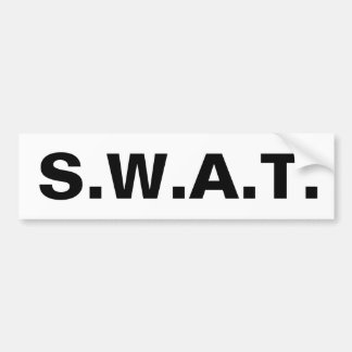 S.W.A.T. - speciale SWAT-wapens en tactiek Bumpersticker