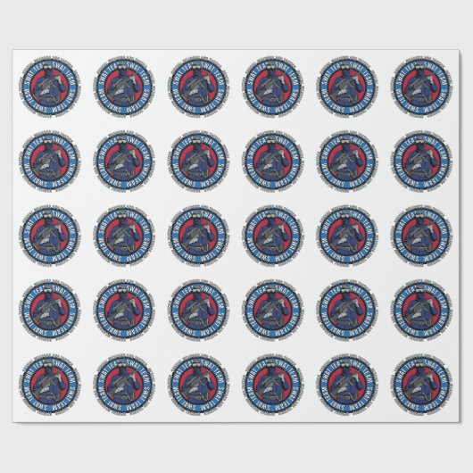 S.W.A.T. Team Cadeaupapier (Vlak)