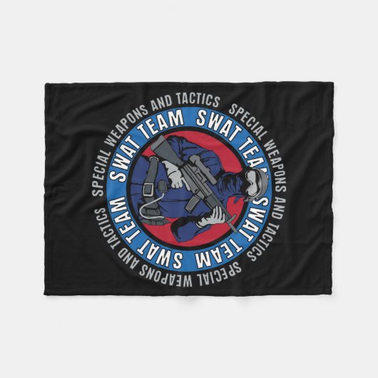 S.W.A.T. Team Fleece Deken (Voorkant (Horizontaal))