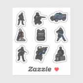 S.W.A.T Team Stickers (Vel)