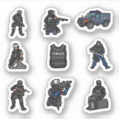 S.W.A.T Team Stickers (Voorkant)