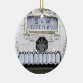 S & W, Asheville, S & W Kerstmis Keramisch Ornament (Rechts)