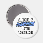 's Werelds Awesomest Gym-leraar Magneet (Voorkant / Achterkant)