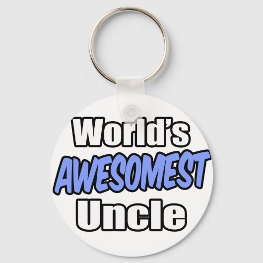 's Werelds Awesomest oom Sleutelhanger (Voorkant)