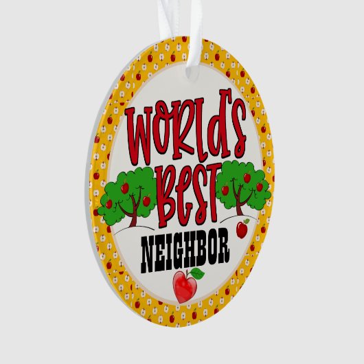 's Werelds Best Buurversieorganisatie Ornament (voorkant)