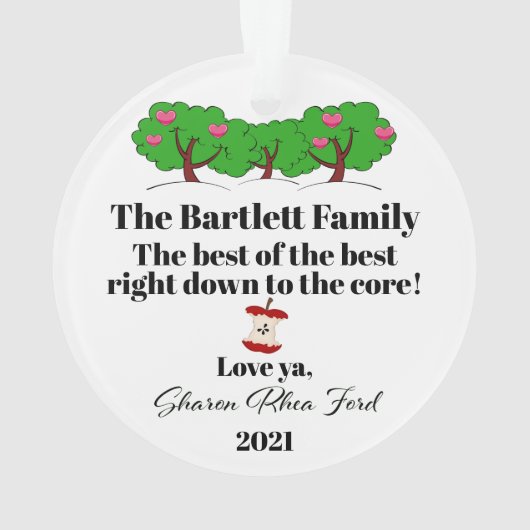 's Werelds Best Buurversieorganisatie Ornament (achterkant)