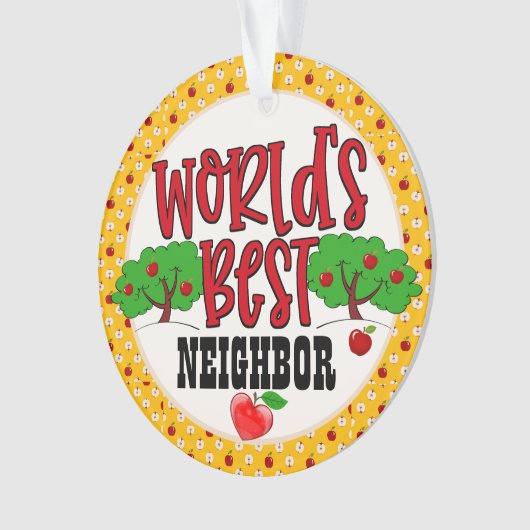 's Werelds Best Buurversieorganisatie Ornament (voorkant)