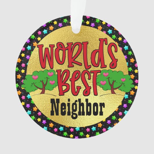 's Werelds Best Buurversieorganisatie Ornament (voorkant)
