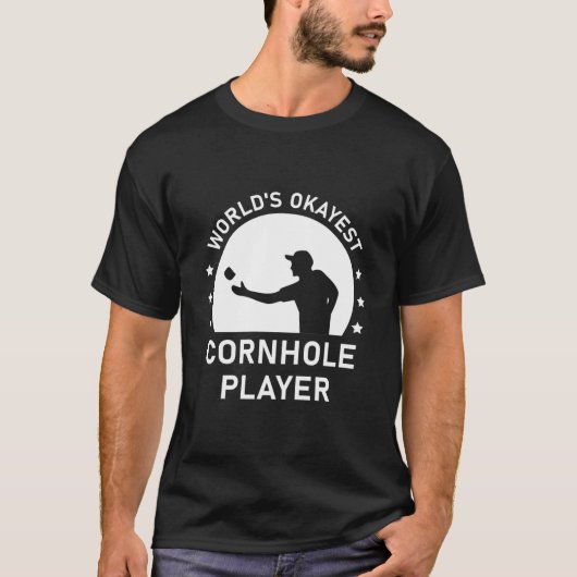 's Werelds best kronkelende speler - Funny Cornhol T-shirt (Voorkant)