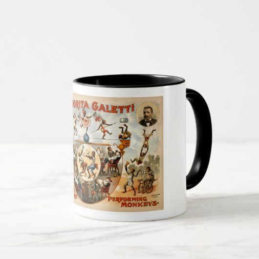 's Werelds best presterende apen 1892 Mok (Voorkant rechts)