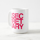's Werelds Best Secretary Coffee Mok (Voorkant links)
