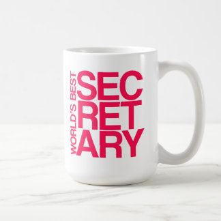 's Werelds Best Secretary Coffee Mok