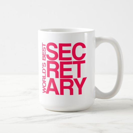 's Werelds Best Secretary Coffee Mok (Rechts)