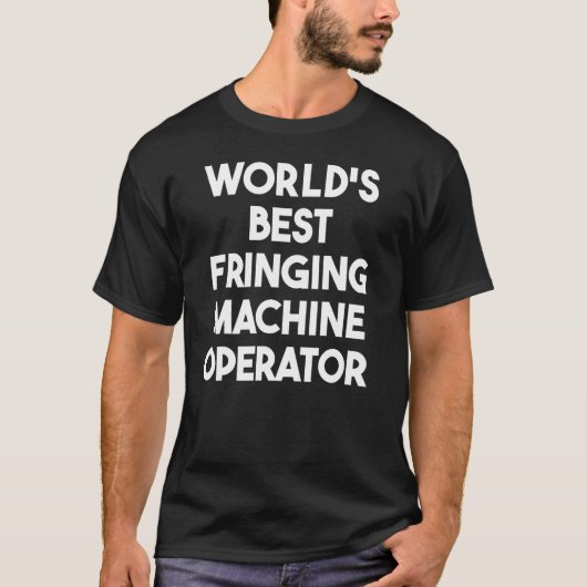 's Werelds best sprekende machinist T-shirt (Voorkant)