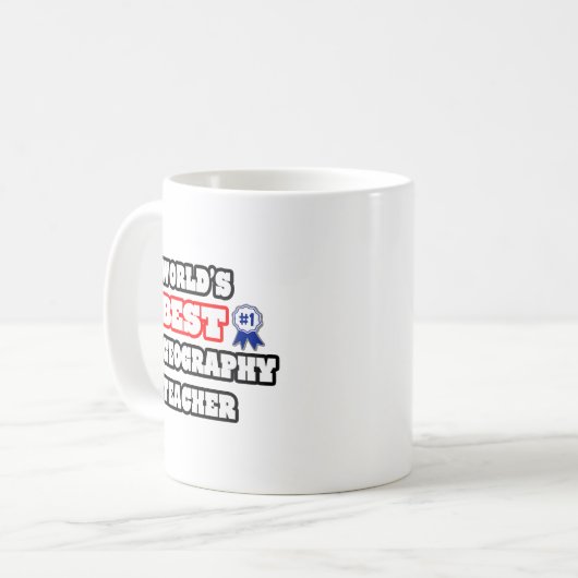 's Werelds beste aardrijkskundeleraar Koffiemok (Voorkant links)