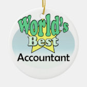 's Werelds beste accountant Keramisch Ornament (Voorkant)