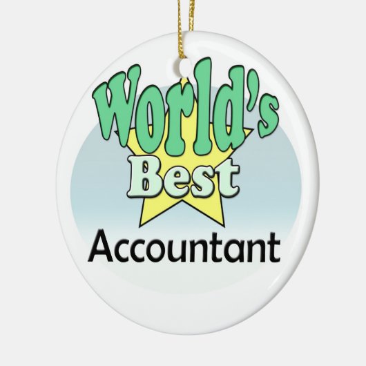 's Werelds beste accountant Keramisch Ornament (Links)