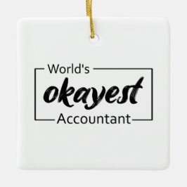 's Werelds beste accountant Keramisch Ornament