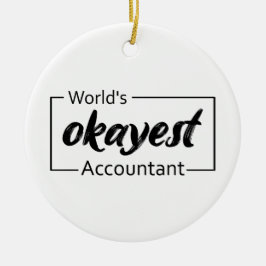 's Werelds beste accountant Keramisch Ornament