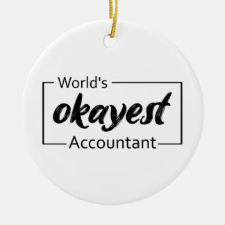 's Werelds beste accountant Keramisch Ornament