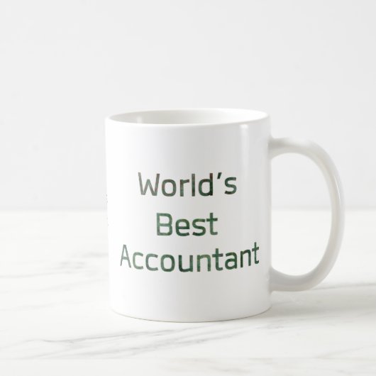 's Werelds beste accountant met Dollar-signalen Koffiemok (Rechts)
