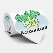 's Werelds beste accountant Stropdas (Opgerold)