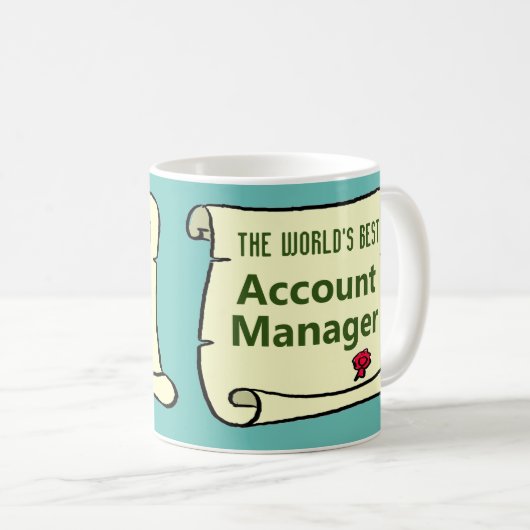 's Werelds beste accountmanager. Koffiemok (Voorkant rechts)