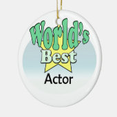 's Werelds beste actor Keramisch Ornament (Links)