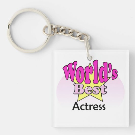 's Werelds beste actrice Sleutelhanger (voorkant)