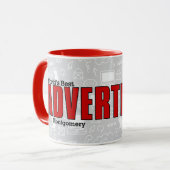 's Werelds beste Adverteren Executive Funny met na Mok (Voorkant links)